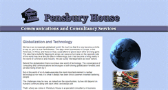 Desktop Screenshot of pensburyhouse.com